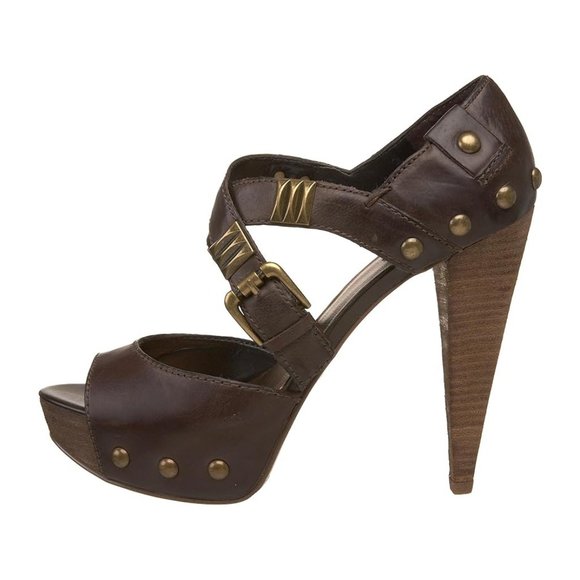 Guess Brown Platform Sandals - Picture 7 of 10